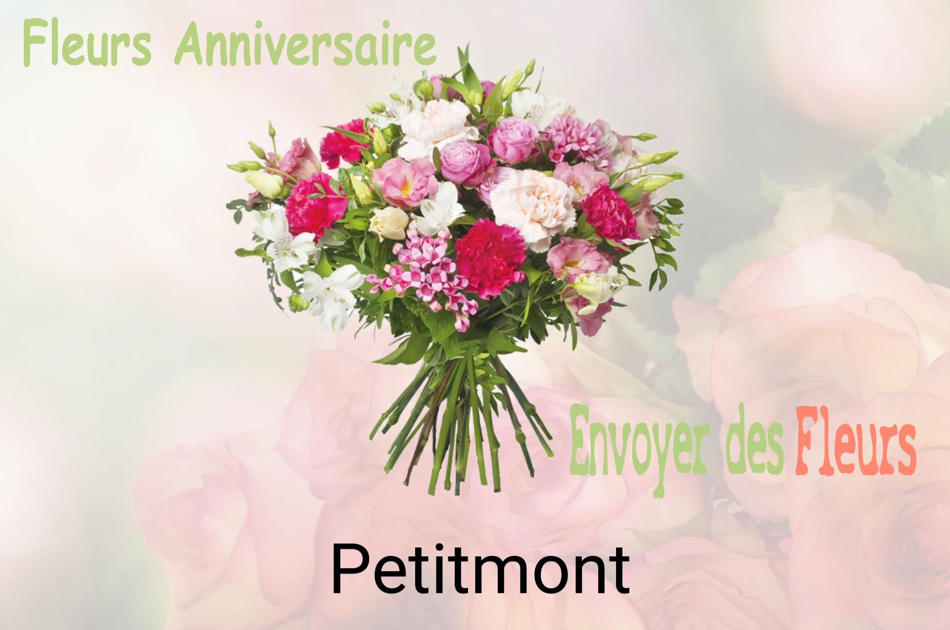 Bouquet de fleurs d’anniversaire livré à Petitmont