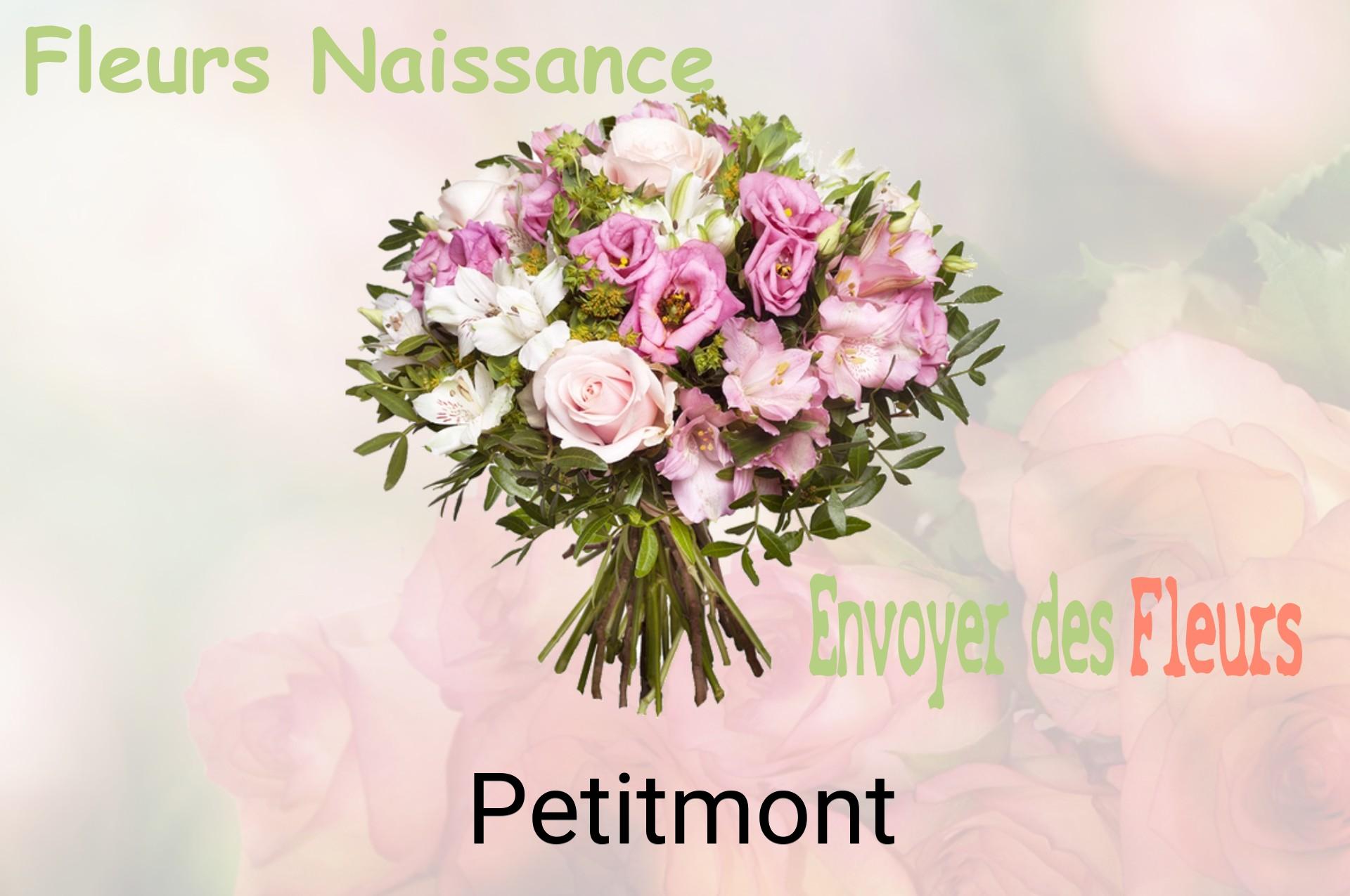 Bouquet de fleurs de naissance livré à Petitmont